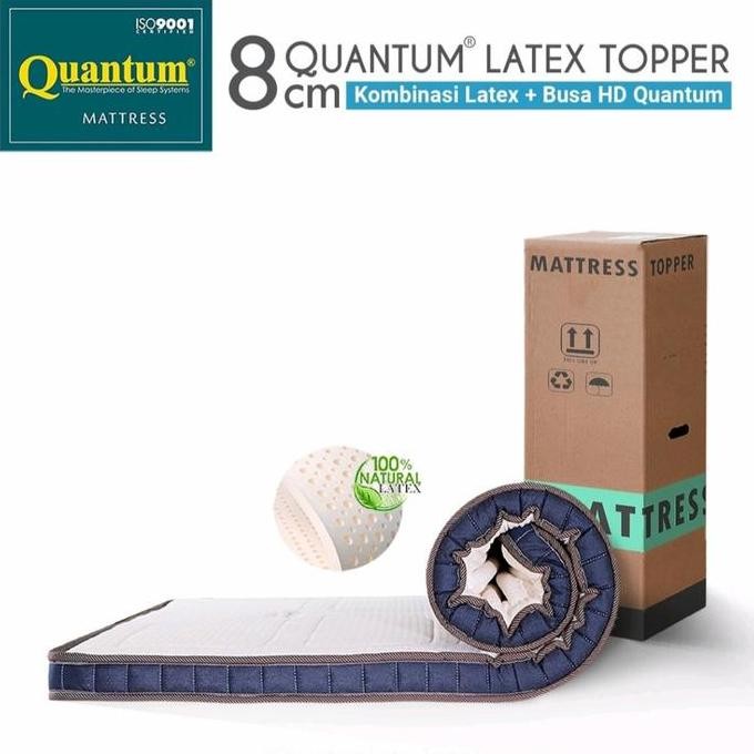 Quantum Latex Topper 180X200 Cm Mattress Topper Kasur In The Box