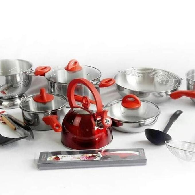PANCI SET SUPRA 18PCS-COOKWARE SET TK