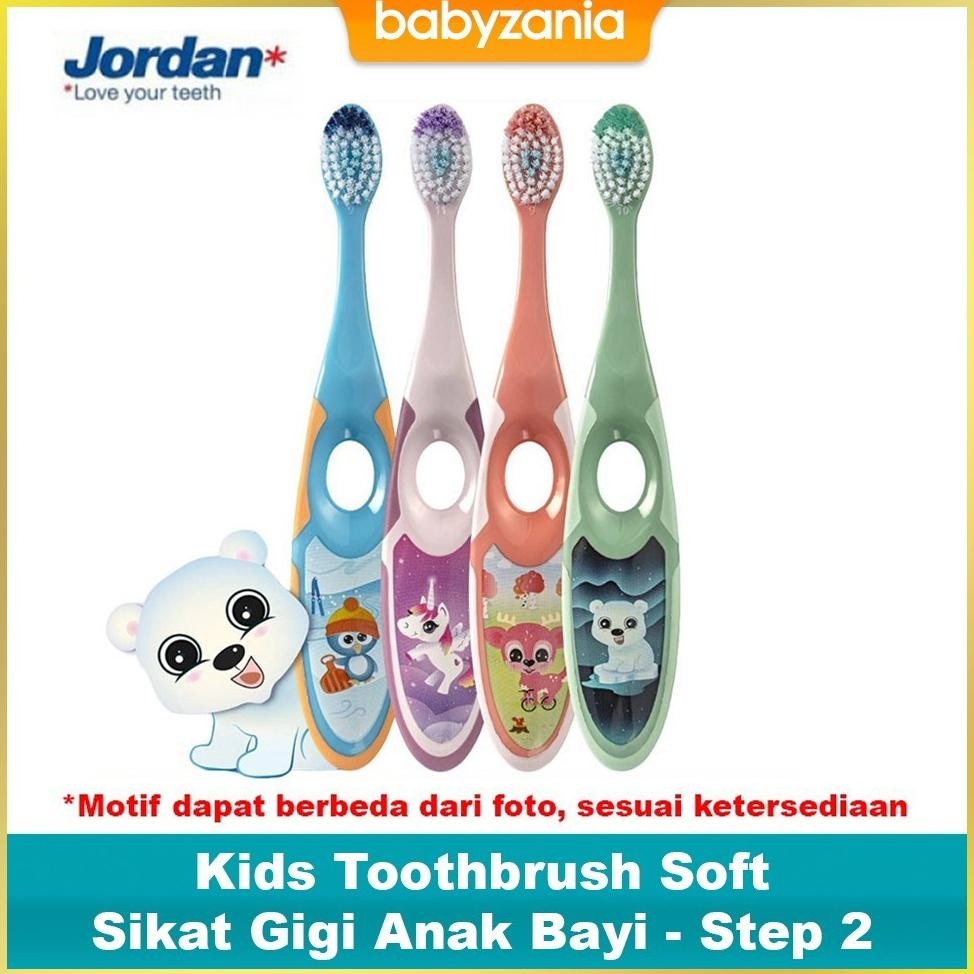 Jordan Kids Toothbrush Soft Sikat Gigi Anak Bayi - Step 2 aSt