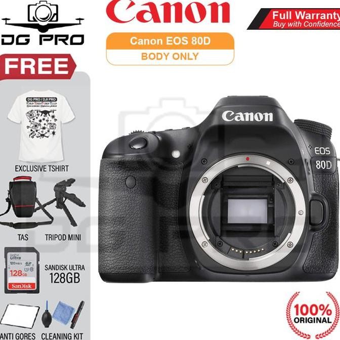 Canon Eos 80D Body Only - Kamera Dslr Canon Eos 80D Bo
