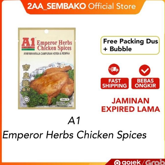 

Diskon! Emperor Herbs A1 Ayam Maharaja Herbal & Rempah 1 Pcs