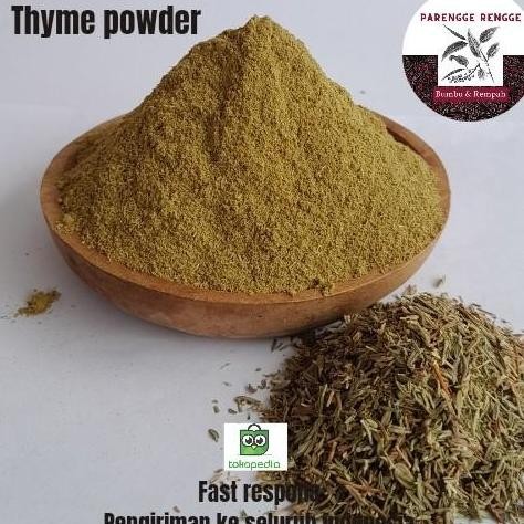 

Diskon! Thyme Bubuk 250Gr | Thyme Powder Kering Aromatik Rempah Western