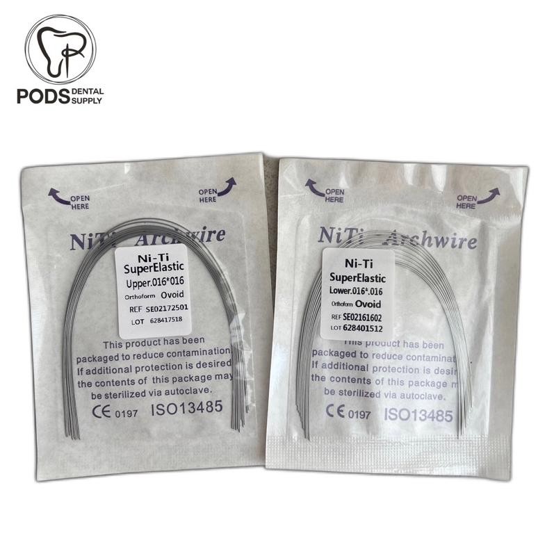 Kawat Wire Ovoid RECTA NiTi 16x16 16x22 17x25 Upper Lower 10pc/pack aSt