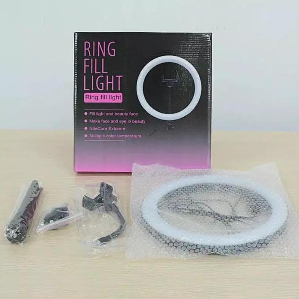 (TWS) RING LIGHT LED BESAR 26CM , 30CM , 33CM /LAMPU MAKE UP VLOG RING FILL LIGHT / Tripod 2,1M 1.6M