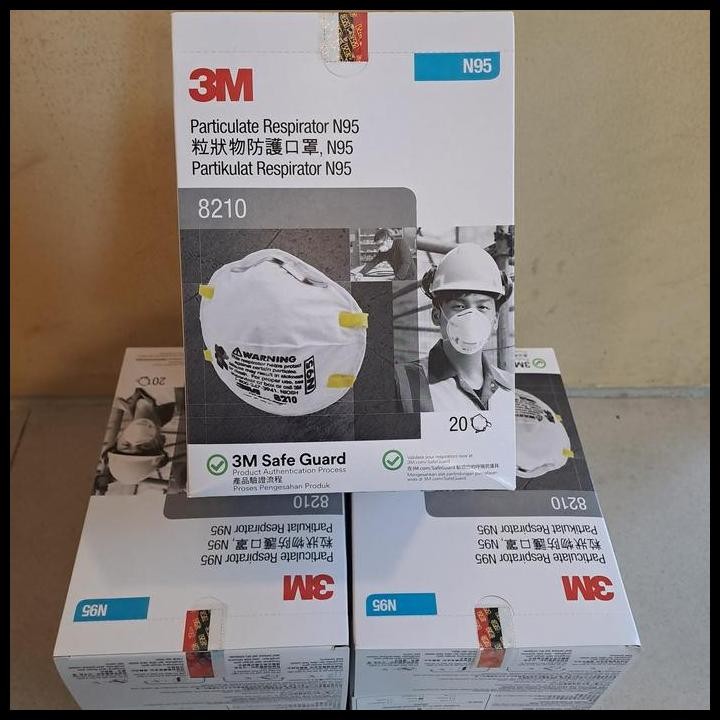 Masker 3m 8210 N95 Respirator/Masker 3M N95  8210/ Masker 3m 8210