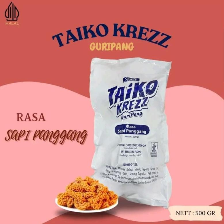 

HALAL TAIKO KREZZ GURIPANG 500G KERIPIK GURITA OCTOPUS ROASTED SNACK CAMILAN SEHAT LEZAT DAN BAHAN BERKUALITAS."RASA SAPI PANGGANG"MAKANAN VIRAL!!! BERAT 500 GRAM TIDAK PO GAIS LANGSUNG KIRIM aSt