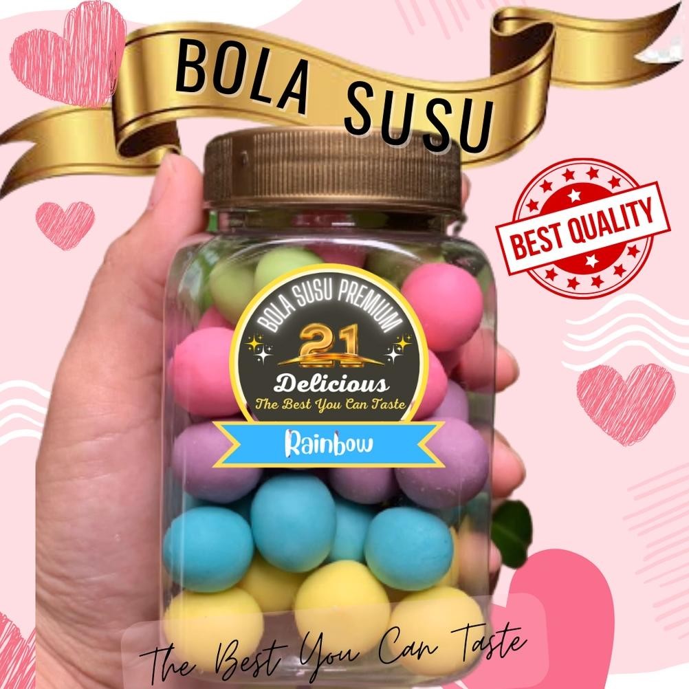 

Bola Susu Premium Rainbow/Dancow | Bolsu Premium 21delicious aSt