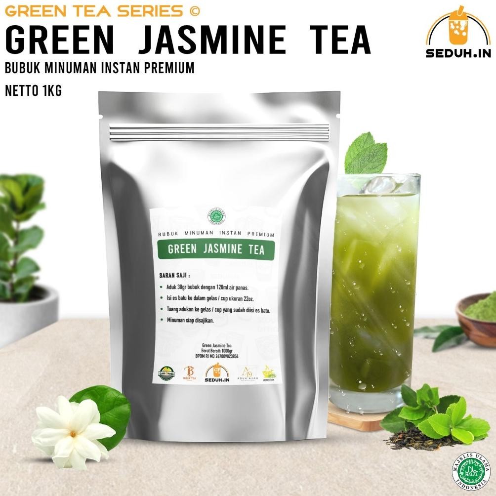 

Green Jasmine Tea-Teh Hijau 1KG / Bubuk Minuman aSt