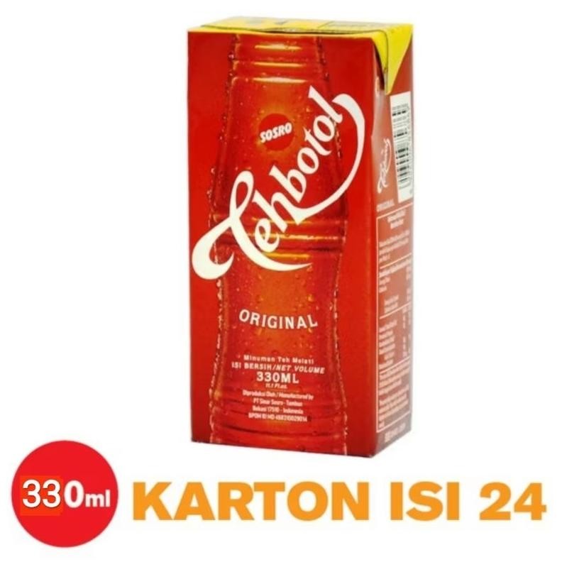 

Teh Botol Sosro Kotak 300 ml Kardus Dus Karton Isi 24 aSt