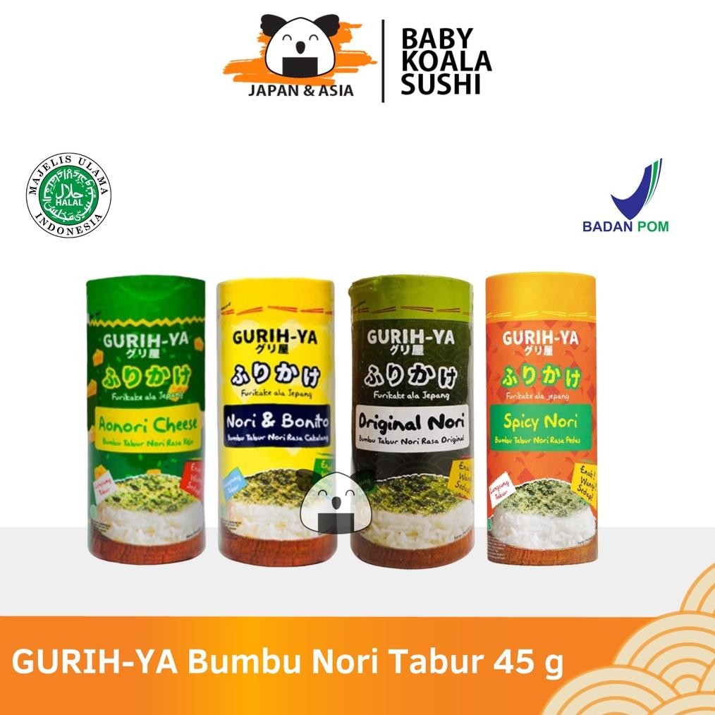 

GURIH-YA Bumbu Tabur Nori 45 g Halal | Seaweed Nori Seasoning | Non MSG aSt