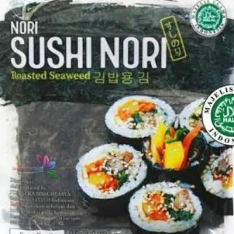 

Sushi Nori Sheet Gold 10 Lembar / Roasted Seaweed Halal aSt