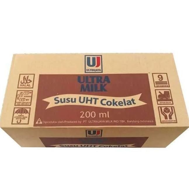 

Susu Ultra Milk 200ml COKLAT 1 dus isi 24 aSt