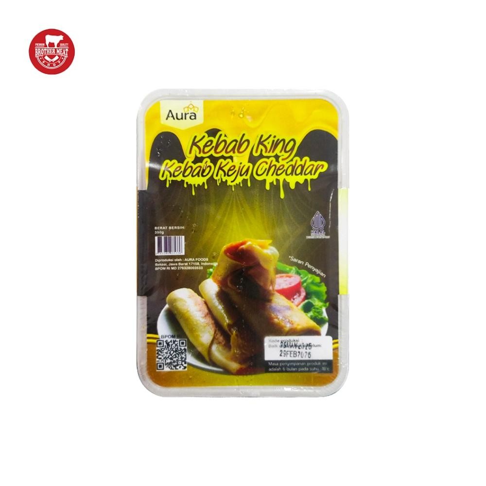 

Kebab King Keju Cheddar 350gr / Kebab Sedang - Brothermeatshop aSt