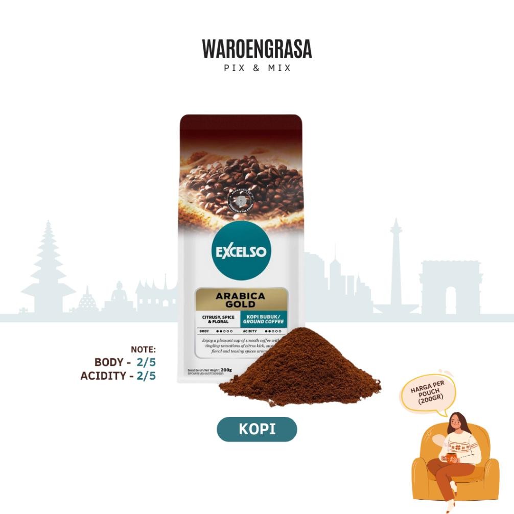 

Excelso Kopi Bubuk - Arabica Gold - 200gr aSt