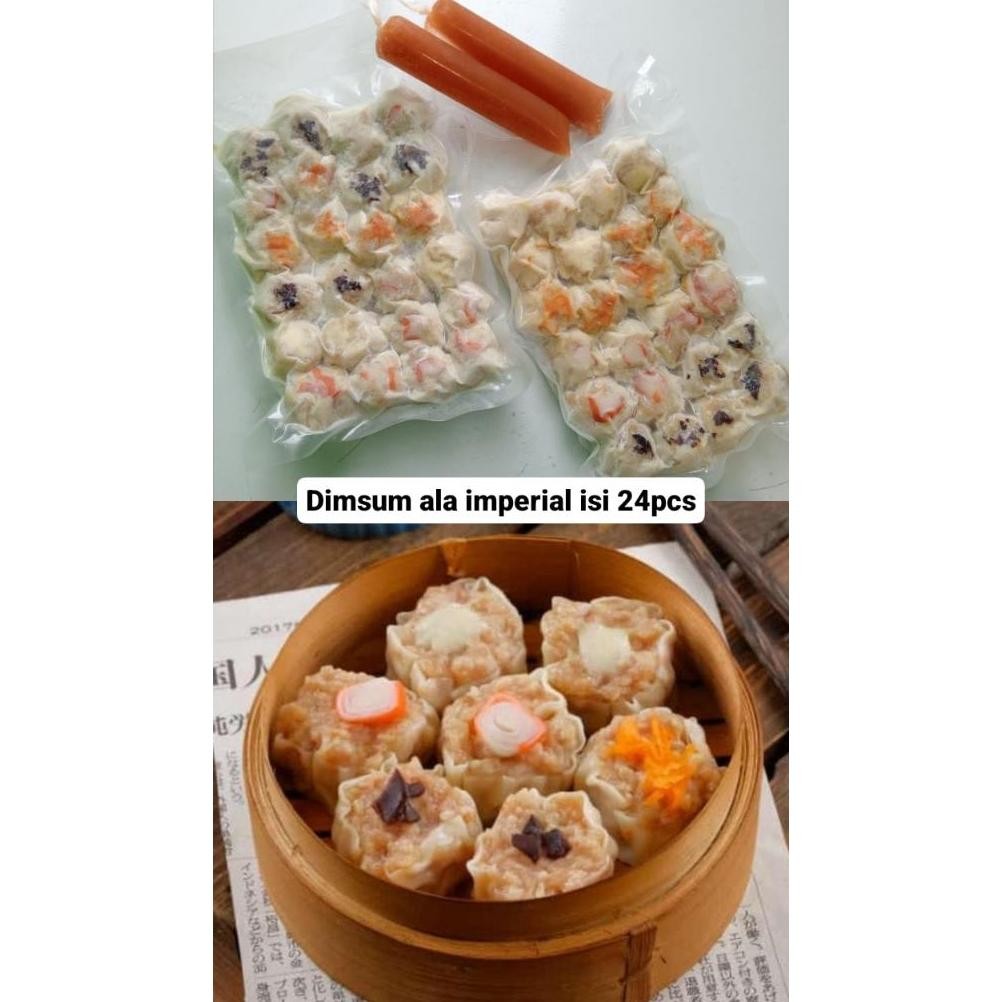 

Dimsum ayam ala imperial isi 24pcs + saus / dimsum ( mini ) frozen aSt