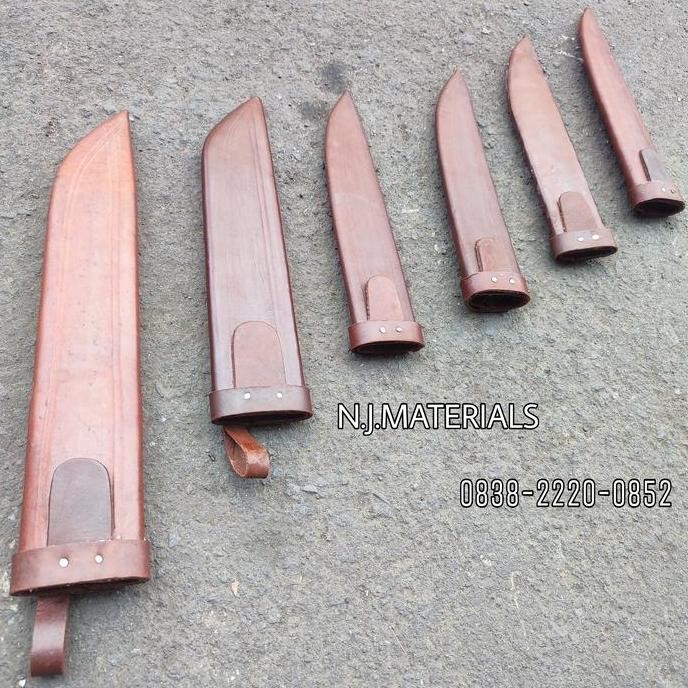 Sarung Pisau 4 5 6 7 8 9 10 Inch CAP GARPU Sarung Pisau Kulit Original