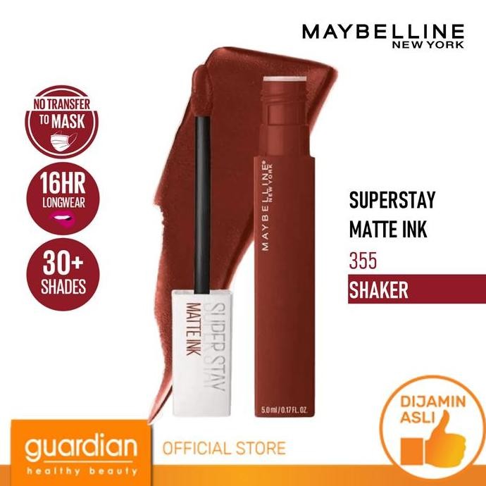 NEW Maybelline Lip Superstay Matte Ink 355Shaker 5Ml