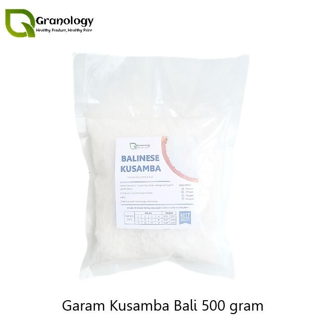 

Garam Kusamba Organic / Organic Kusamba Salt (500 gram) by Granology aSt