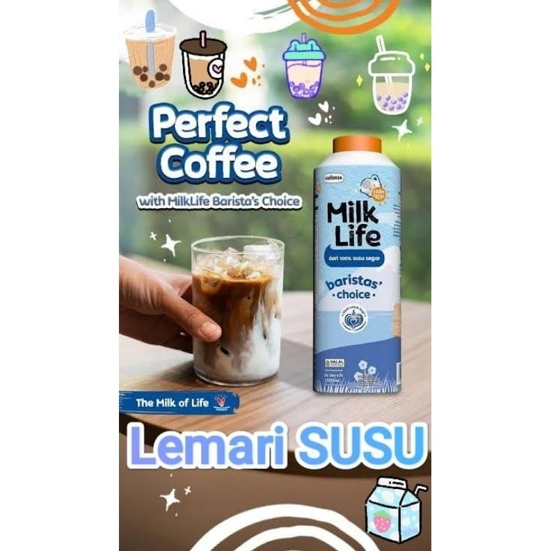 

Milk life baristas choice 1 liter/milk life barista/barista milk life aSt