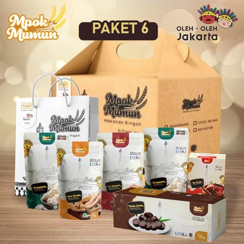 

Oleh Oleh Jakarta isi 6 Varian khas betawi - MPOK MUMUN aSt