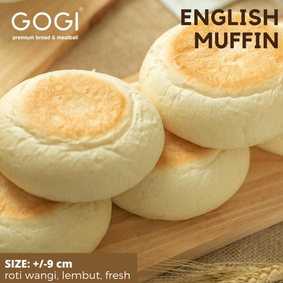 

English Muffin isi 5 Pcs Roti English Muffin Bread Bun English Muffin aSt