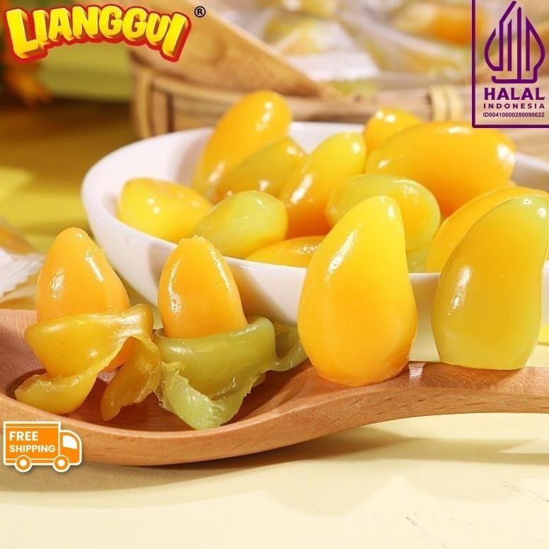 

[Hampers/Gift] Pengiriman 24 jam Lianggui Permen Gummy Jelly Rasa Buah | Fruity Jelly Gummies Rasa (Fruit Mix, Mangga, Stroberi, Jeruk) Cemilan Manis Andalan | CANDY JELLY GUMMIES MANGGO | Permen Lunak Viral Aneka Rasa Buah (Halal) Permen aSt