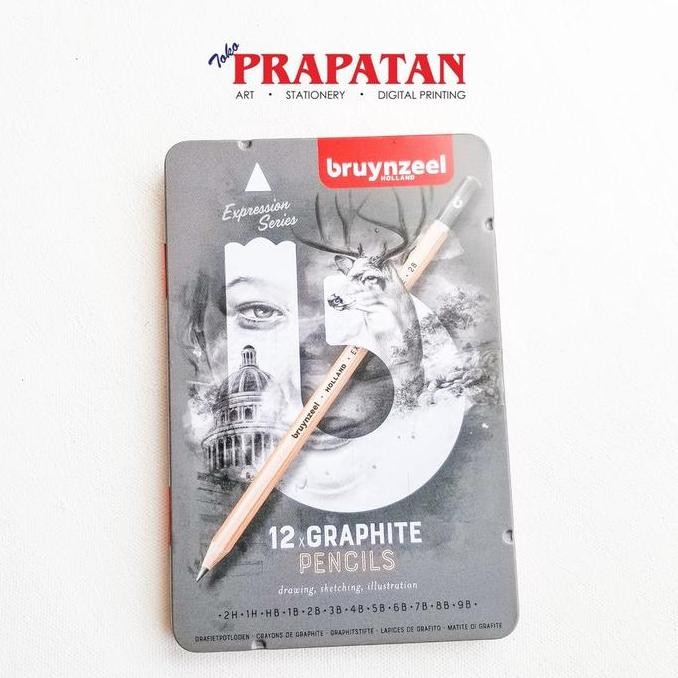 

NEW Bruynzeel Graphite Pencils 12pcs 2H-9B