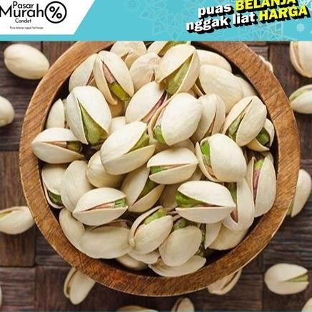 

Kacang Arab Pistachio Pistacio Roasted Panggang 1Kg | Organik Alami Original Food Hijau Kering aSt