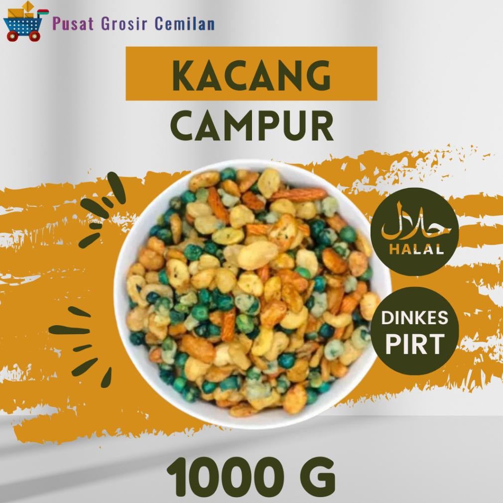 

Kacang Koro Mix Jaipong Kacang Campur 1 Kg aSt