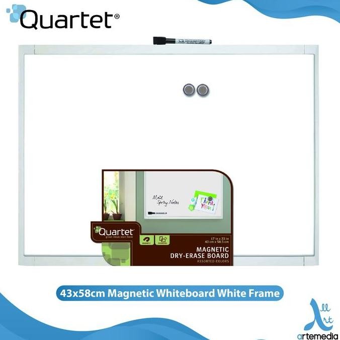 

TERMURAH - Quartet 43x58cm Magnetic Whiteframe