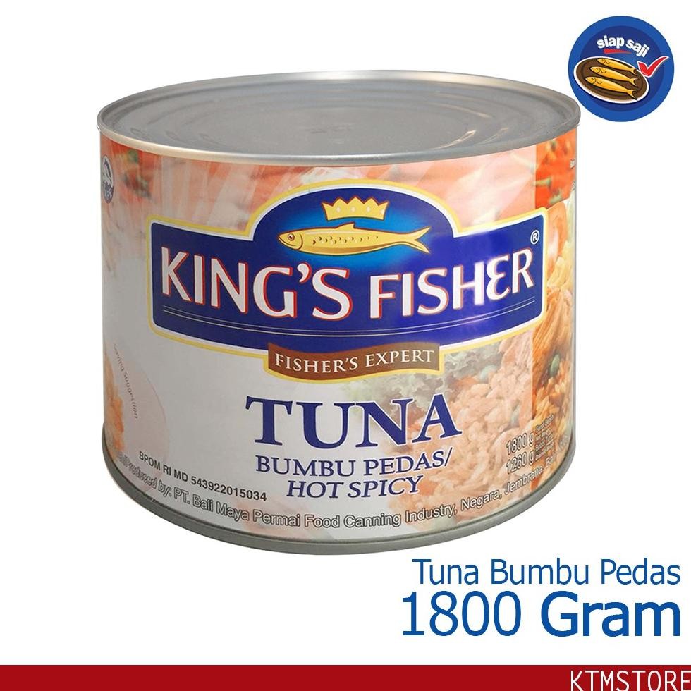 

KtmStore King's Fisher Tuna Hot Spicy 1800g Daging Tuna Makanan Kaleng aSt
