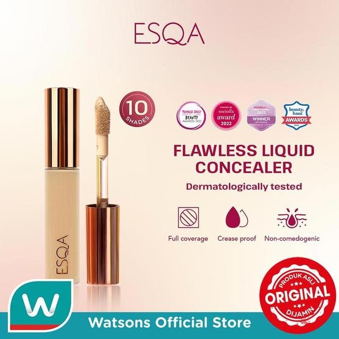 TERMURAH - Esqa Flawless Liquid Concealer Vanilla 15ml