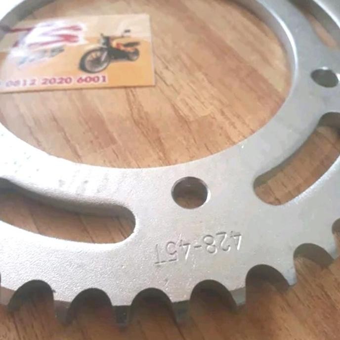 Murah Gear Belakang Suzuki Ts125 Ukuran 45 Gear Tromol Suzuki Ts125 Gear Tromol Belakang Suzuki Ts12
