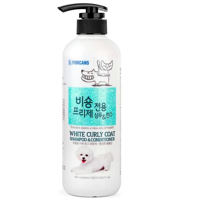 TERBARU - Forbis White Curly Shampoo Anjing Poodle Putih
