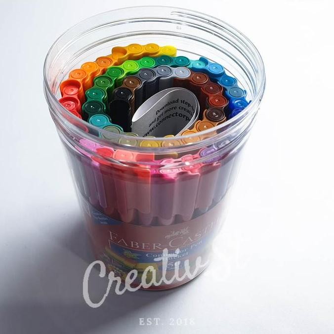 

TERMURAH - Faber Castell Faber-Castell Connector Pen 50 Spidol Warna Pulpen Warna