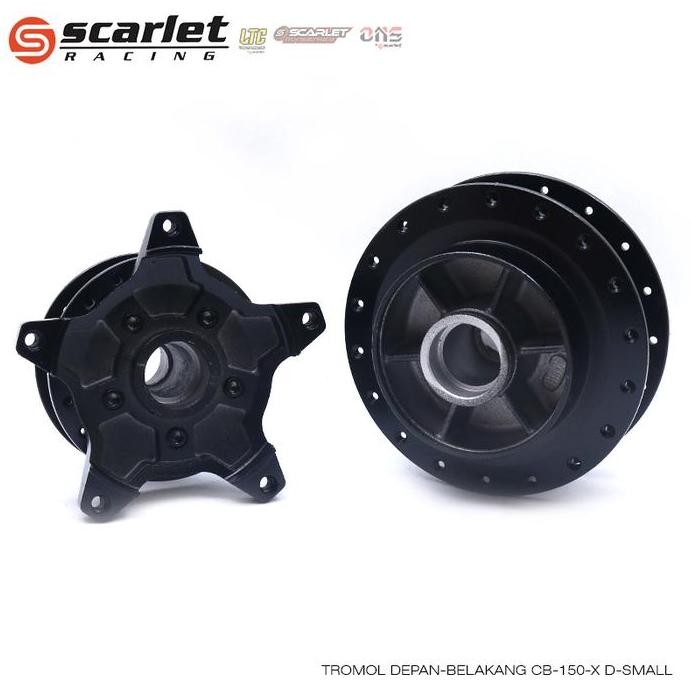 Murah Scarlet Racing - Tromol Trombol Hub Depan Belakang Set Sport Motor Motorcycle Cb150R Cb150 R N