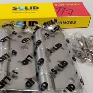 Engsel Solid 4" / Engsel Pintu Solid 4" / Engsel Jendela Solid 4" HEMAT