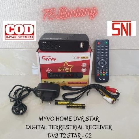TERLARIS - Set Top Box Digital MYVO DVB DV T2 Terrestrial - Set Top Box