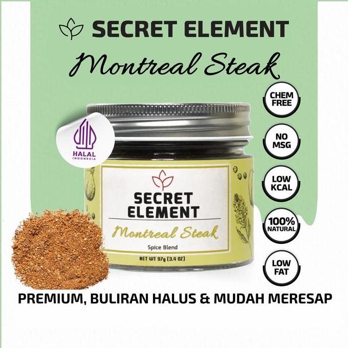 

DISKON! SECRET ELEMENT MONTREAL STEAK SPICE BLEND - BUMBU MARINASI STEAK BBQ