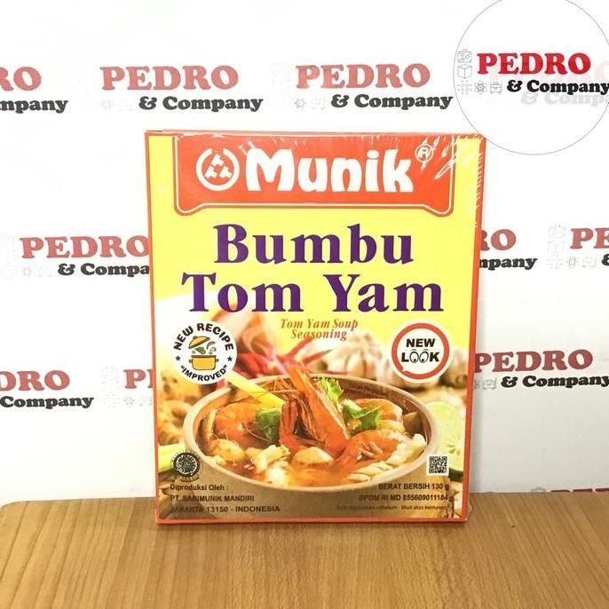 

DISKON! MUNIK BUMBU TOM YAM 130GR TOM YUM SOUP SEASONING THAILAND