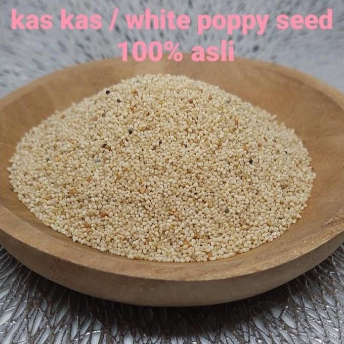 

DISKON! WHITE POPPY SEED 500 GRAM | KAS-KAS BIJI PUTIH ROTI DAN KUE