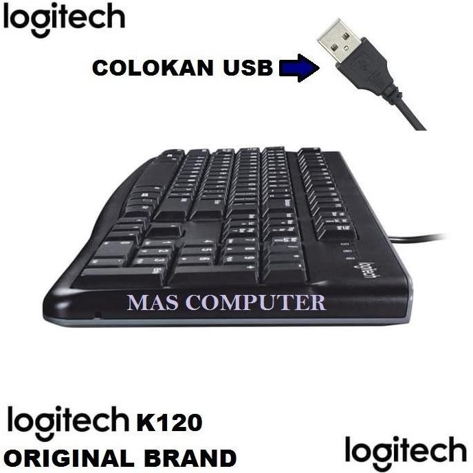 Grosir Keyboard Logitech K120 Usb Keyboard Logitech Original Kabel Usb