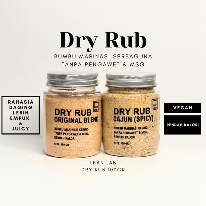 

DISKON! LEANLAB BUMBU MASAK DRY RUB BUNDLE 100G X2 ORIGINAL CAJUN