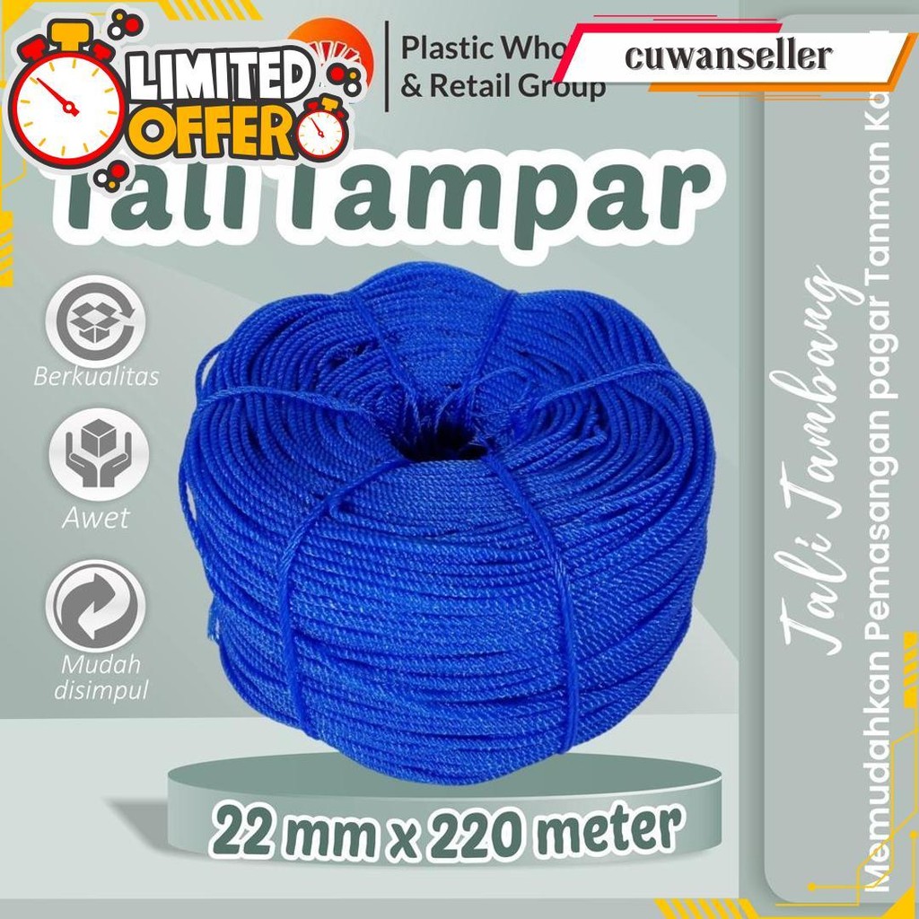 

Tali Tampar Ukuran 2Mm Panjang 220 Meter Siap Kirim