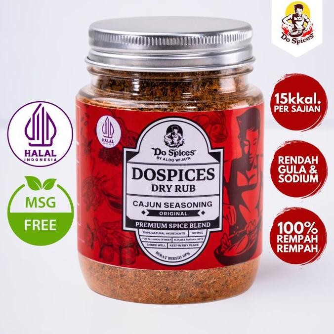 

DISKON! DOSPICES HEALTHY DRY RUB CAJUN SEASONING ORIGINAL 100 GR - BUMBU MARINASI SEHAT