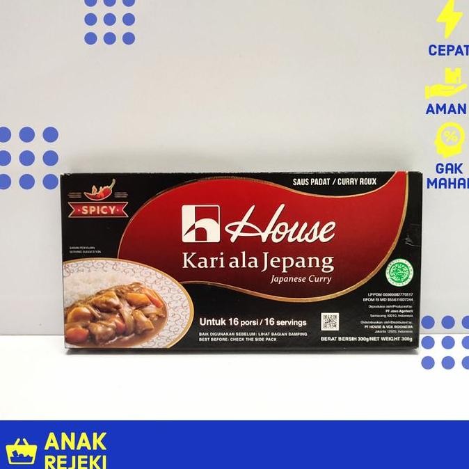 

DISKON! CURRY SPICY SAUS KARI ALA JEPANG HOUSE 300 GR - SAUS KARI JEPANG PEDAS