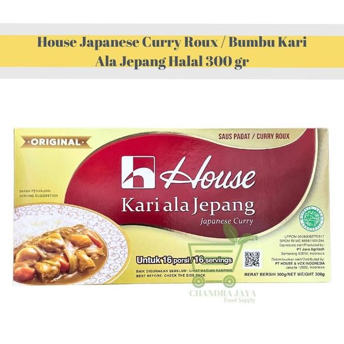 

DISKON! HOUSE JAPANESE CURRY ROUX 300G BUMBU KARI ALA JEPANG HALAL SIAP MASAK