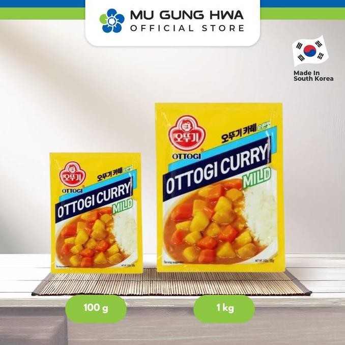 

DISKON! OTTOGI CURRY POWDER MILD 1KG - BUBUK KARI KOREA RINGAN
