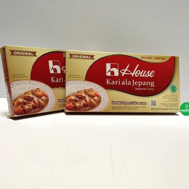 

DISKON! HOUSE KARI ALA JEPANG 300G - JAPANESE CURRY PASTE 16 PORSI