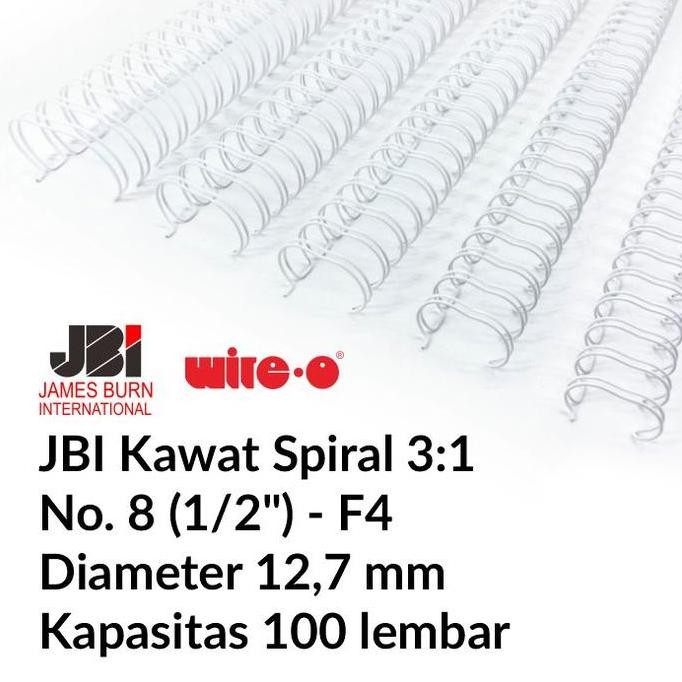

TERBARU - Kawat Spiral /2" - (:, F4) 00 Batang un Folio - Wire Bind